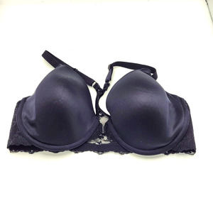 Maidenform Black Push-Up Front Close Underwire T-Back Bra Size 36DD‎